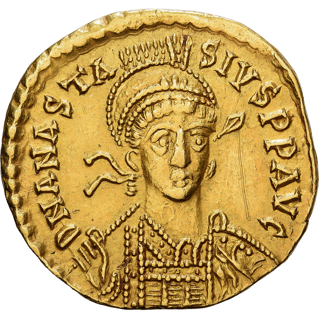 Byzantine Empire, Anastasius I, Solidus, 491-518, Constantinople, Oro, MBC