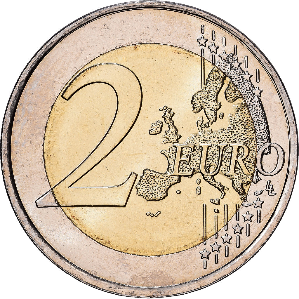 Monaco, Albert II, 2 Euro, Admission à l'ONU, 2013, MDP, Bi-metallico, SPL