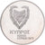 Cyprus, 1 Pound, Refugees 1974, 1976, Zilver, PR, KM:46a