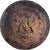 France, Napoleon III, 10 Centimes, 1855, Strasbourg, Bronze, F(12-15)