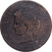 France, 10 Centimes, Cérès, 1870, Paris, Bronze, TB, Gadoury:265