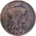 France, 10 Centimes, Daniel-Dupuis, 1907, MDP, Bronze, VF(20-25), Gadoury:277