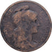 France, 5 Centimes, Daniel-Dupuis, 1908, MDP, Bronze, B+, Gadoury:165