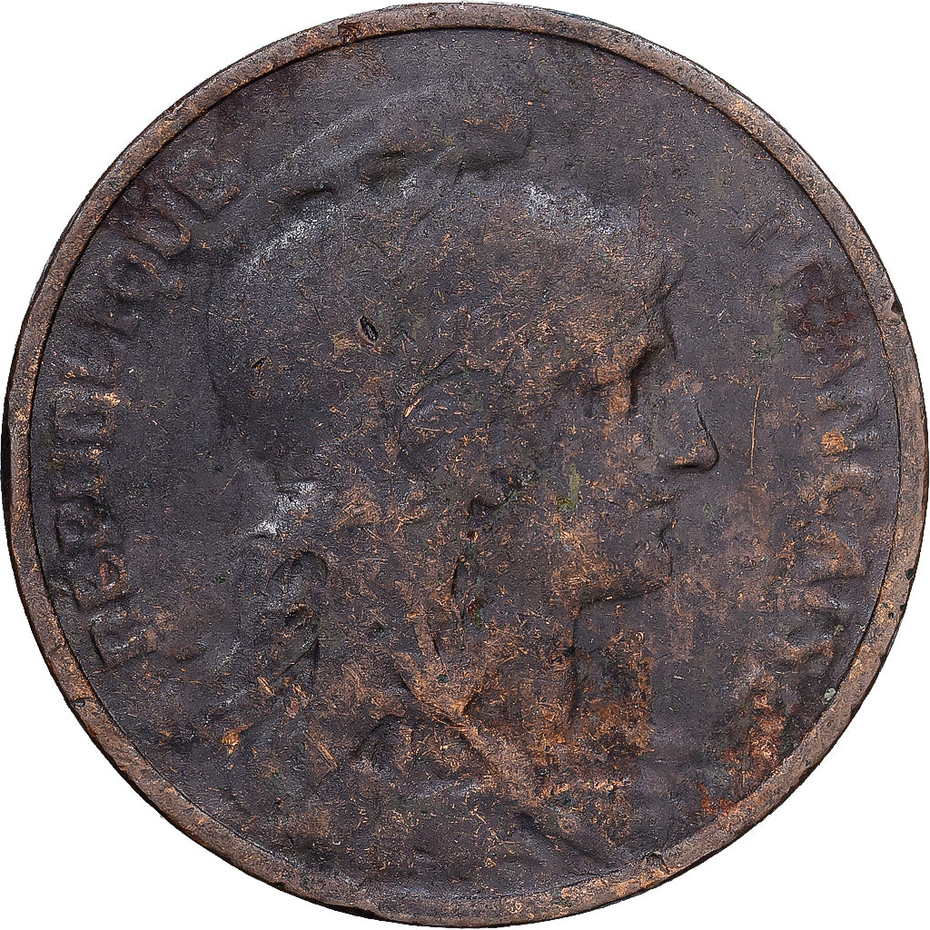 France, 5 Centimes, Daniel-Dupuis, 1915, MDP, Bronze, VF(20-25), Gadoury:165