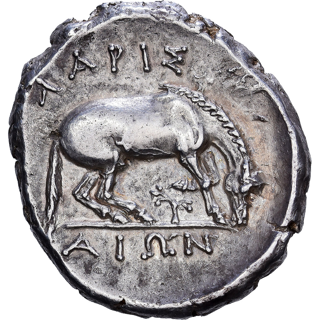 Tesalia, Drachm, c. 350-325 BC, Larissa, Srebro, AU(50-53), BMC:61