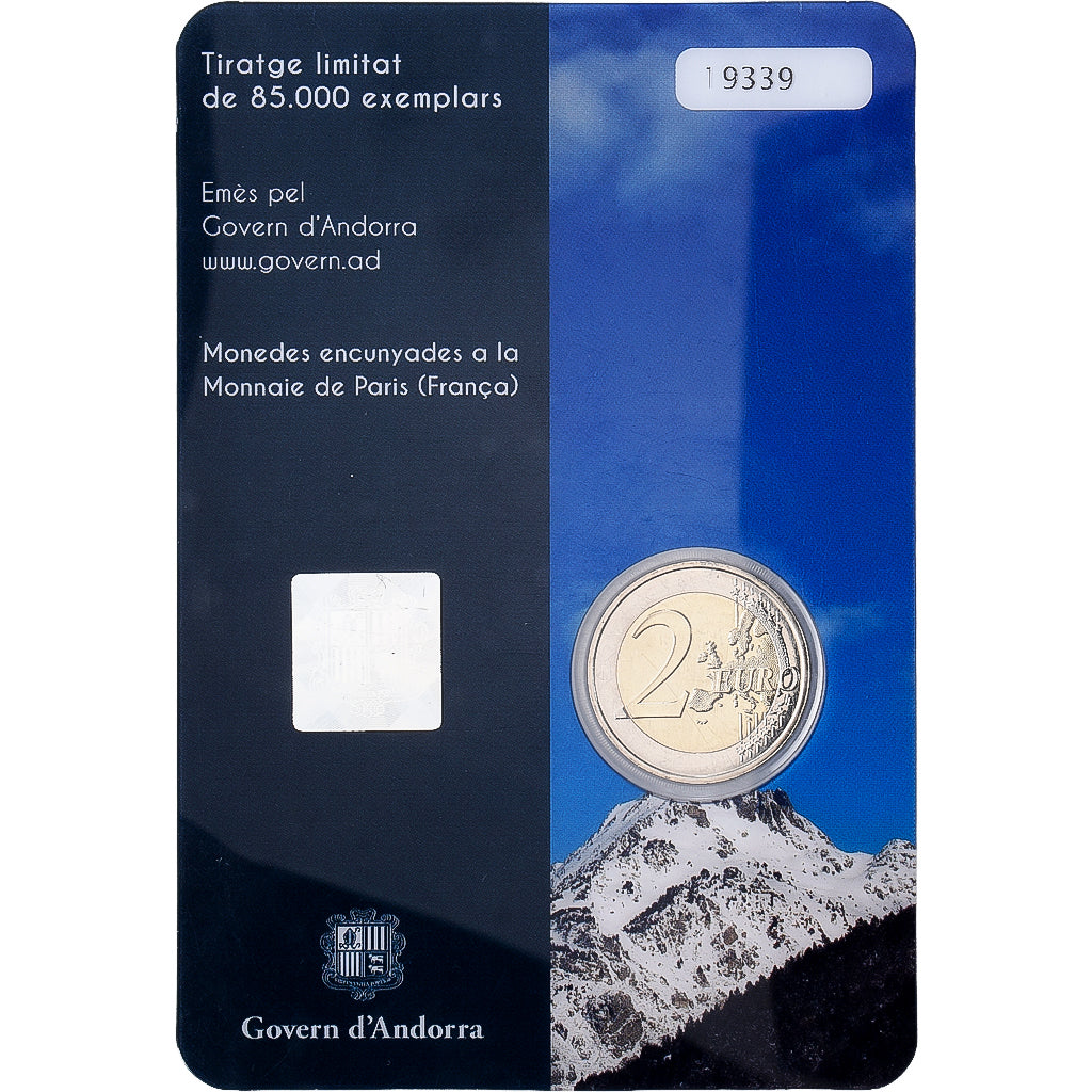 Andorra, 2 Euro, Pyrenean country, 2017, MDP, Bimetálico, MS(65-70), KM:534