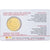Vaticaanstad, Benedict XVI, 50 Euro Cent, 2010, Rome, Nordic gold, FDC, KM:387