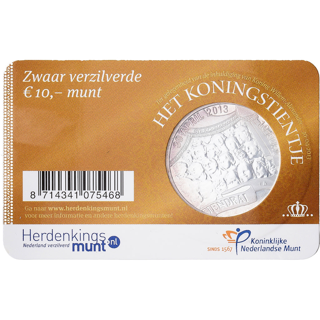Netherlands, Willem-Alexander, 10 Euro, Willem-Alexander Accession, 2013, Royal