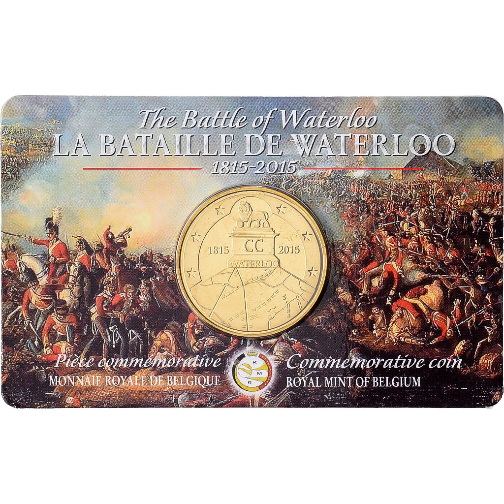 België, 2-1/2 Euro, Waterloo, 2015, Royal Belgium Mint, Tin, FDC