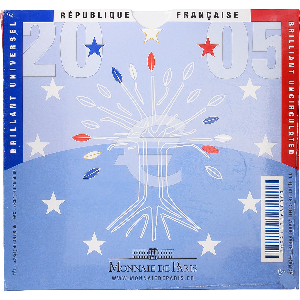 Francia, Set 1 ct. - 2 Euro, BU, 2005, MDP, Sin información, FDC