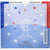 Francia, Set 1 ct. - 2 Euro, BU, 2005, MDP, Sin información, FDC