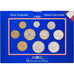 France, Coffret 1 c. à 20 frs., 1999, MDP, MS(65-70)