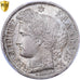 França, 2 Francs, Cérès, 1870, Bordeaux, ancre, Prata, PCGS, MS65