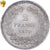 Francja, 2 Francs, Cérès, 1870, Bordeaux, ancre, Srebro, PCGS, MS65