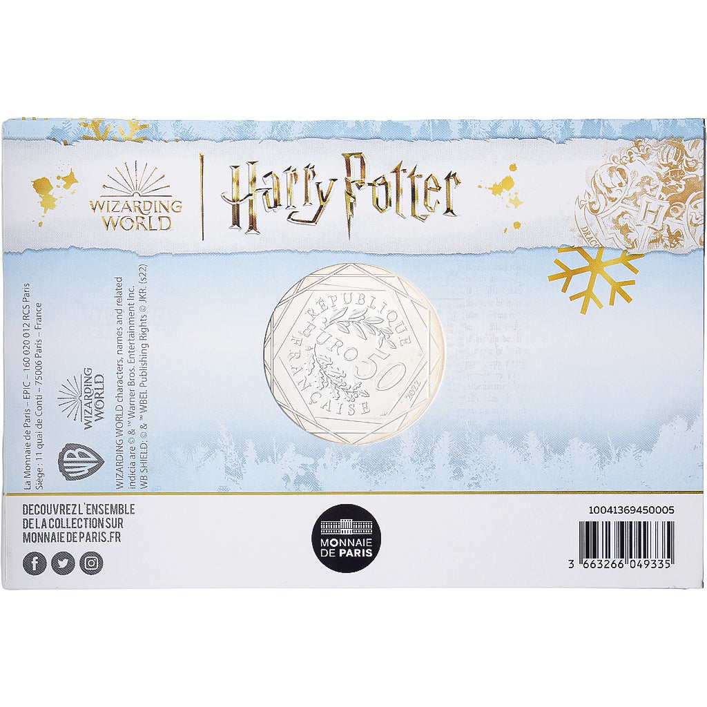 Francia, 50 Euro, Harry Potter - Lettre d'admission à Poudlard, 2022, MDP