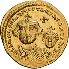Byzantine Empire, Heraclius, with Heraclius Constantine, Solidus, 610-641