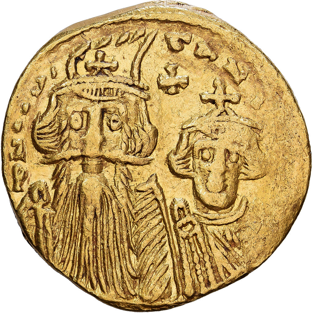 Byzantine Empire, Constans II and Constantine IV, Solidus, 641-668