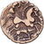 Gaul, Aulerci Eburovices, Hemistater, Ist century BC, Evreux, Electrum, SS