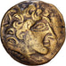 Gaul, Carnutes, Statère à la lyre, Ist century BC, Gold, SS, Delestrée:2531