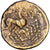 Gaul, Carnutes, Statère à la lyre, Ist century BC, Gold, SS, Delestrée:2531