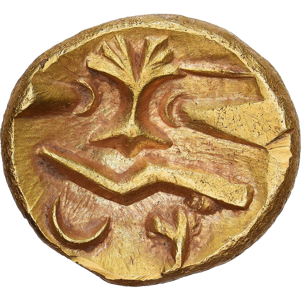 Northeast Gaul, Morini, 1/4 Stater, 70-50 BC, Gold, AU(50-53)