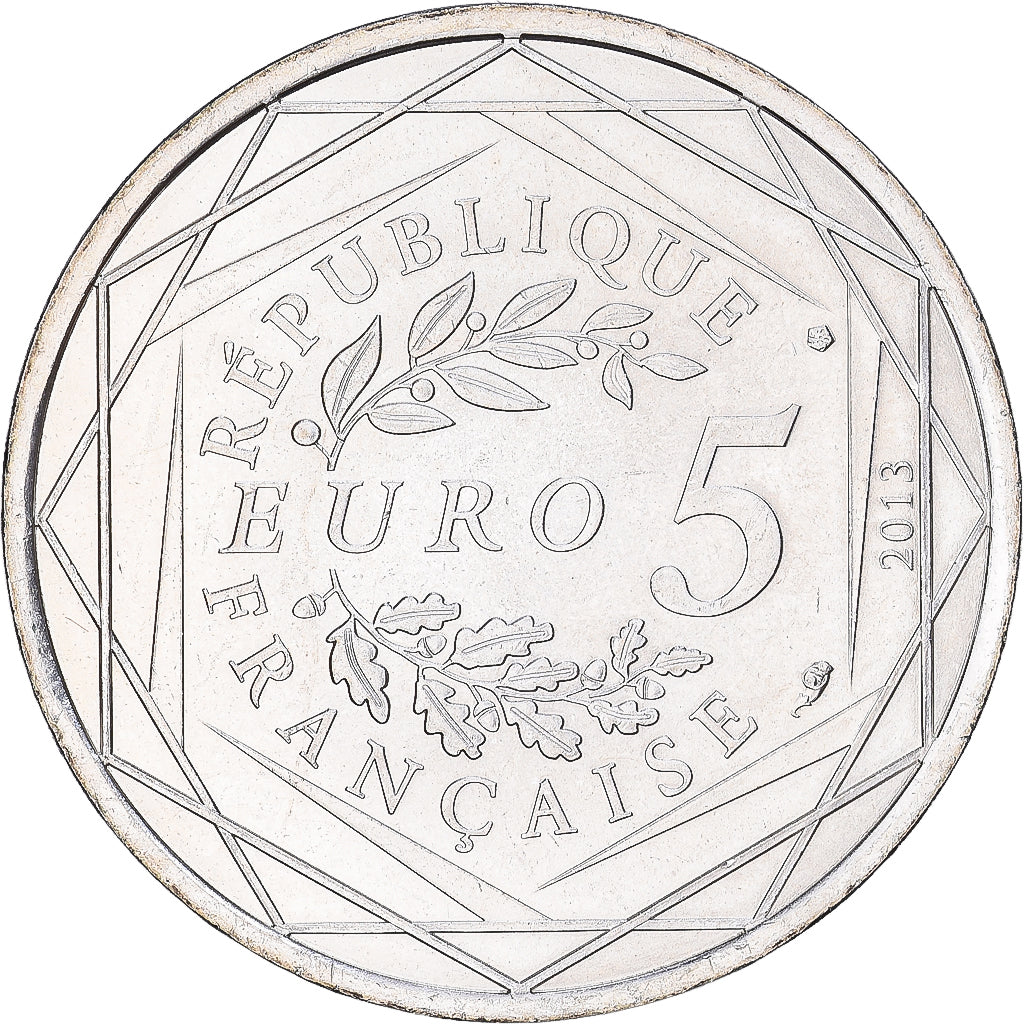 Francia, 5 Euro, Egalité, 2013, MDP, Vellón, SC, KM:1758