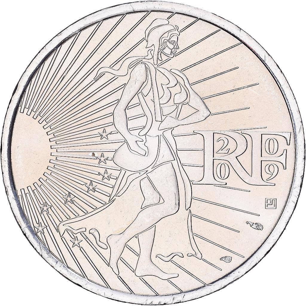 Frankreich, 10 Euro, Semeuse, 2009, MDP, Silber, UNZ