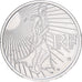 Francia, 15 Euro, Semeuse, 2008, MDP, Plata, SC