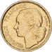 França, 10 Francs, Guiraud, 1958, MDP, Alumínio-Bronze, AU(55-58), KM:915