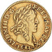 France, Louis XIII, 1/2 Louis d'or, 1641, Paris, Gold, VF(30-35)