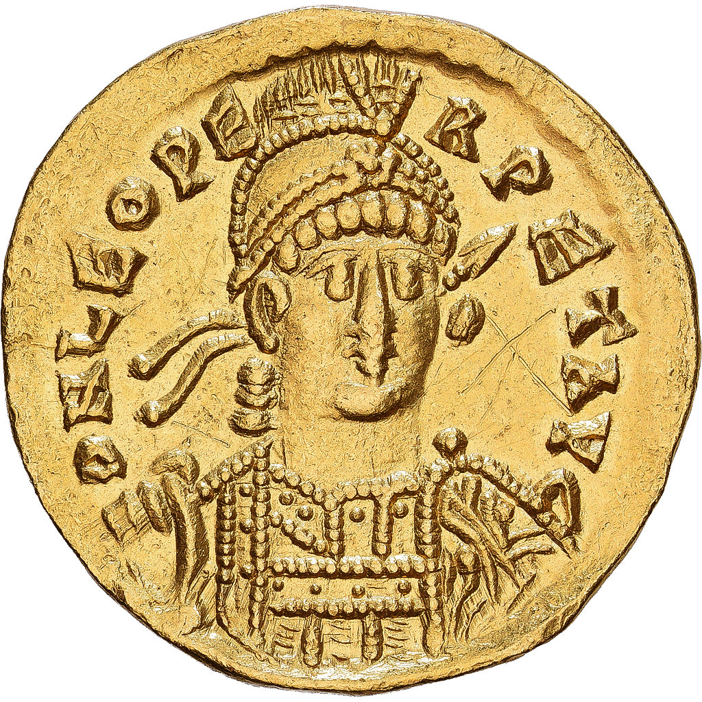 Roman Empire, Leo I, Solidus, 462-466, Constantinople, Or, SUP, RIC:605