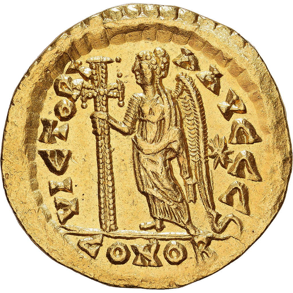 Roman Empire, Leo I, Solidus, 462-466, Constantinople, Or, SUP, RIC:605
