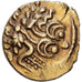 Monnaie, Suessions, 1/4 Statère, 60-50 BC, Rare, SUP, Or, Delestrée:331