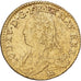 Francia, Louis XV, Louis d'or aux lunettes, 1736, Nantes, Oro, BC+, Gadoury:340