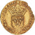 France, Louis XIII, Écu d'or au soleil, 1616, Nantes, Gold, EF(40-45)