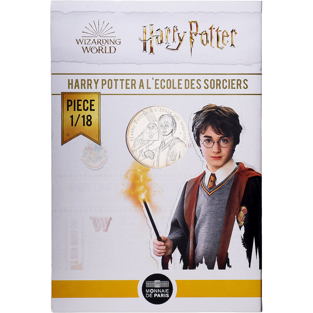 France, 10 Euro, Harry Potter à l'école des sorciers (1/18), 2021, MDP