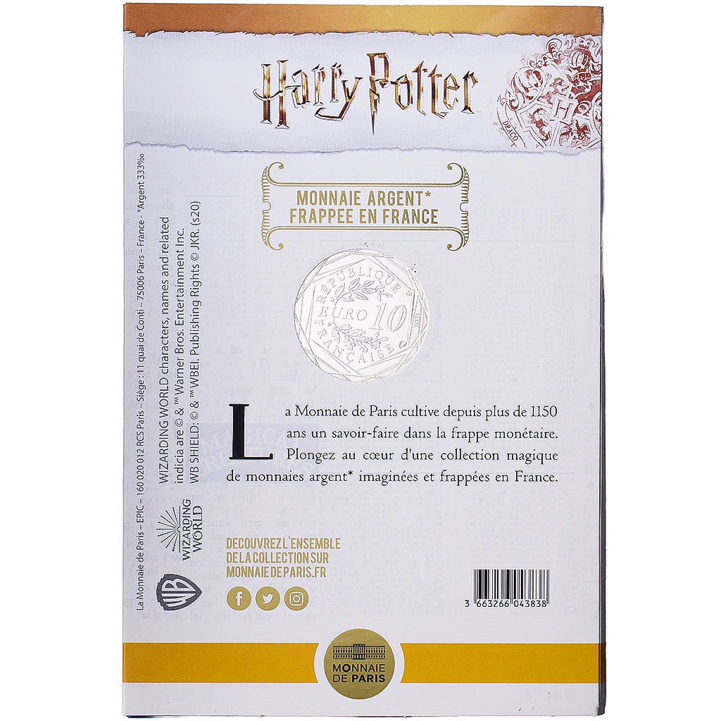 France, 10 Euro, Harry Potter à l'école des sorciers (2/18), 2021, MDP