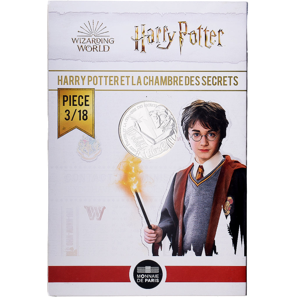 France, 10 Euro, Harry Potter et la Chambre des Secrets (3/18), 2021, MDP