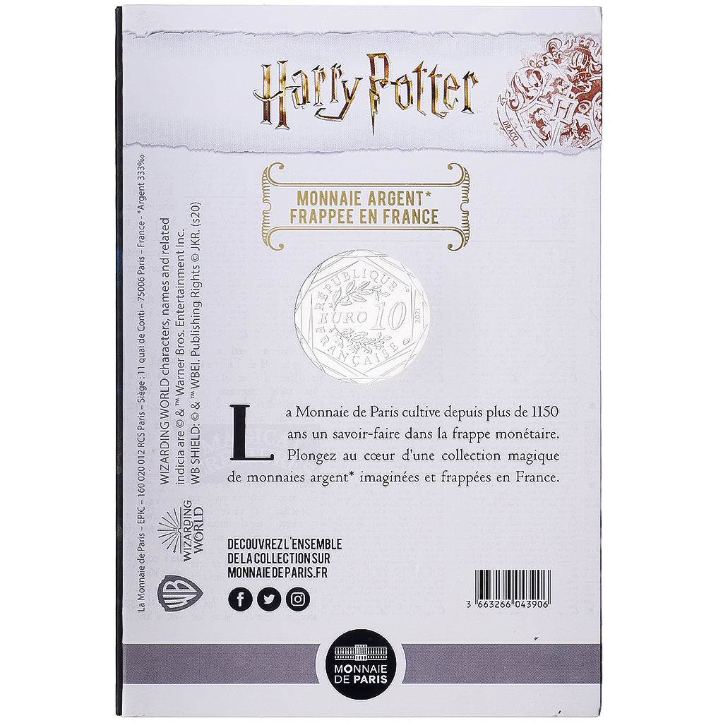 France, 10 Euro, Harry Potter et le Prisonnier d'Azkaban (5/18), 2021, MDP