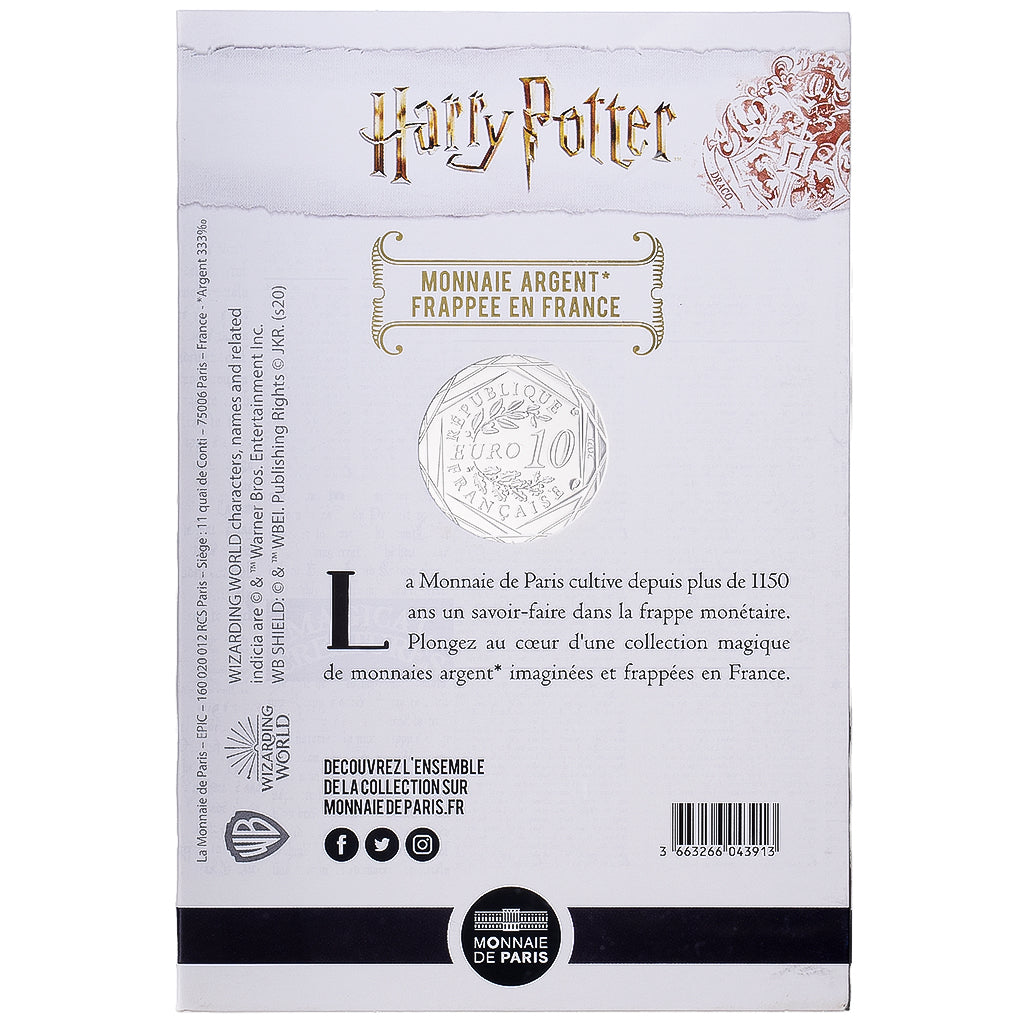 France, 10 Euro, Harry Potter et la coupe de feu (7/18), 2021, MDP, Billon, SPL
