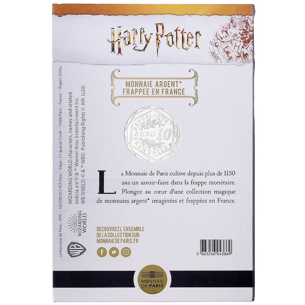 Francia, 10 Euro, Harry Potter et la coupe de feu (8/18), 2021, MDP, Biglione