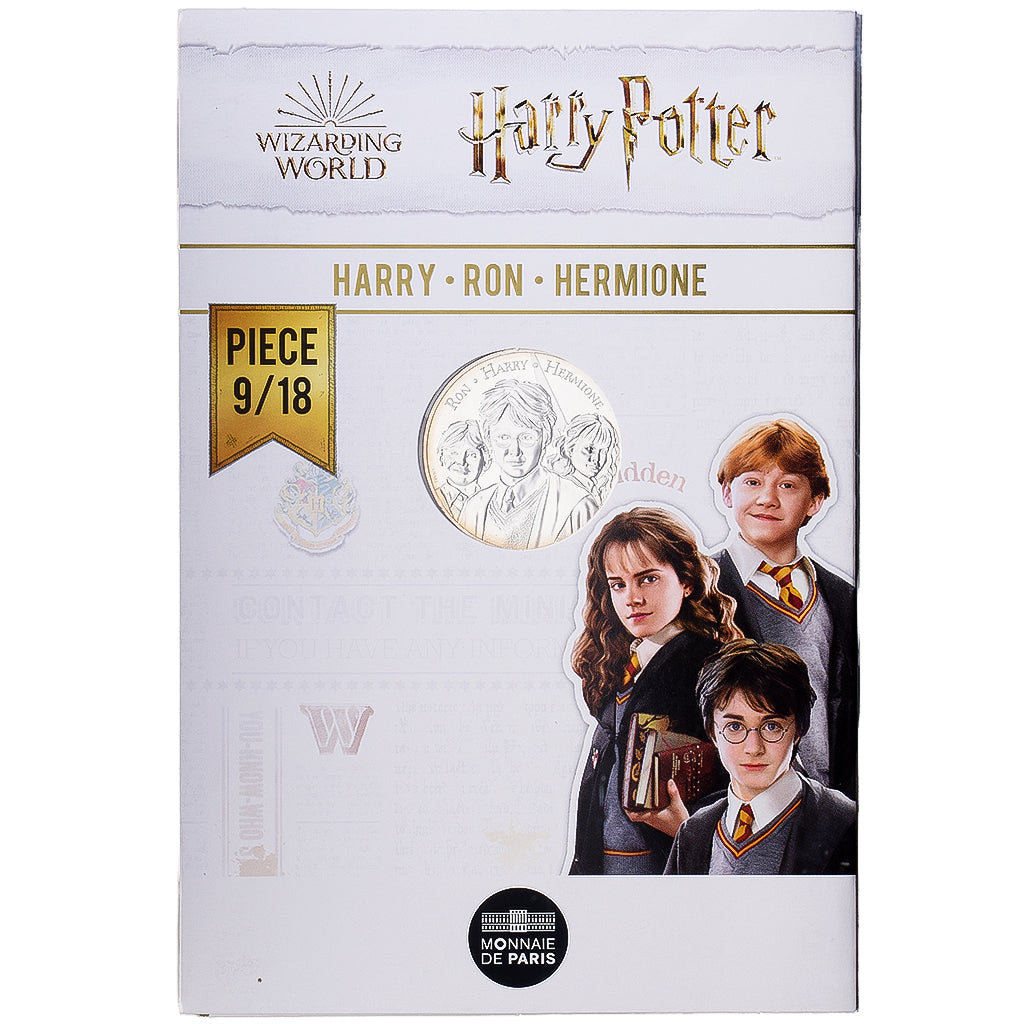 Francja, 10 Euro, Harry - Ron - Hermione 9/18, 2021, MDP, Bilon, MS(63), KM:2961
