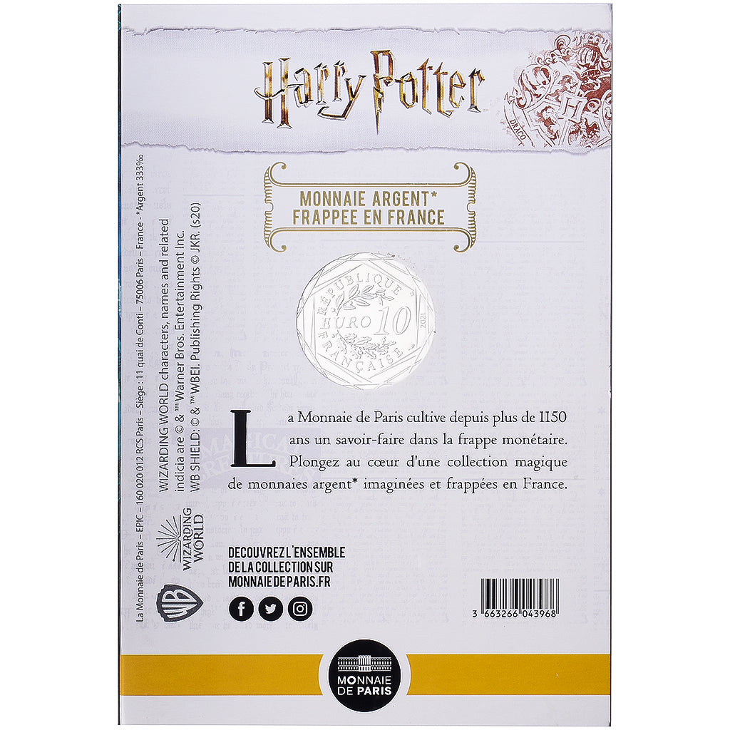 France, 10 Euro, Harry Potter et l'ordre du phénix (11/18), 2021, MDP, Billon