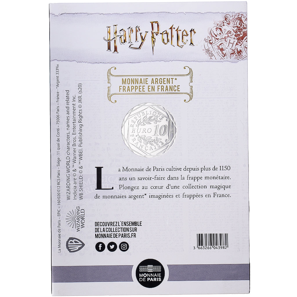 France, 10 Euro, Harry Potter et les Reliques de la Mort 1 (15/18), 2021, MDP