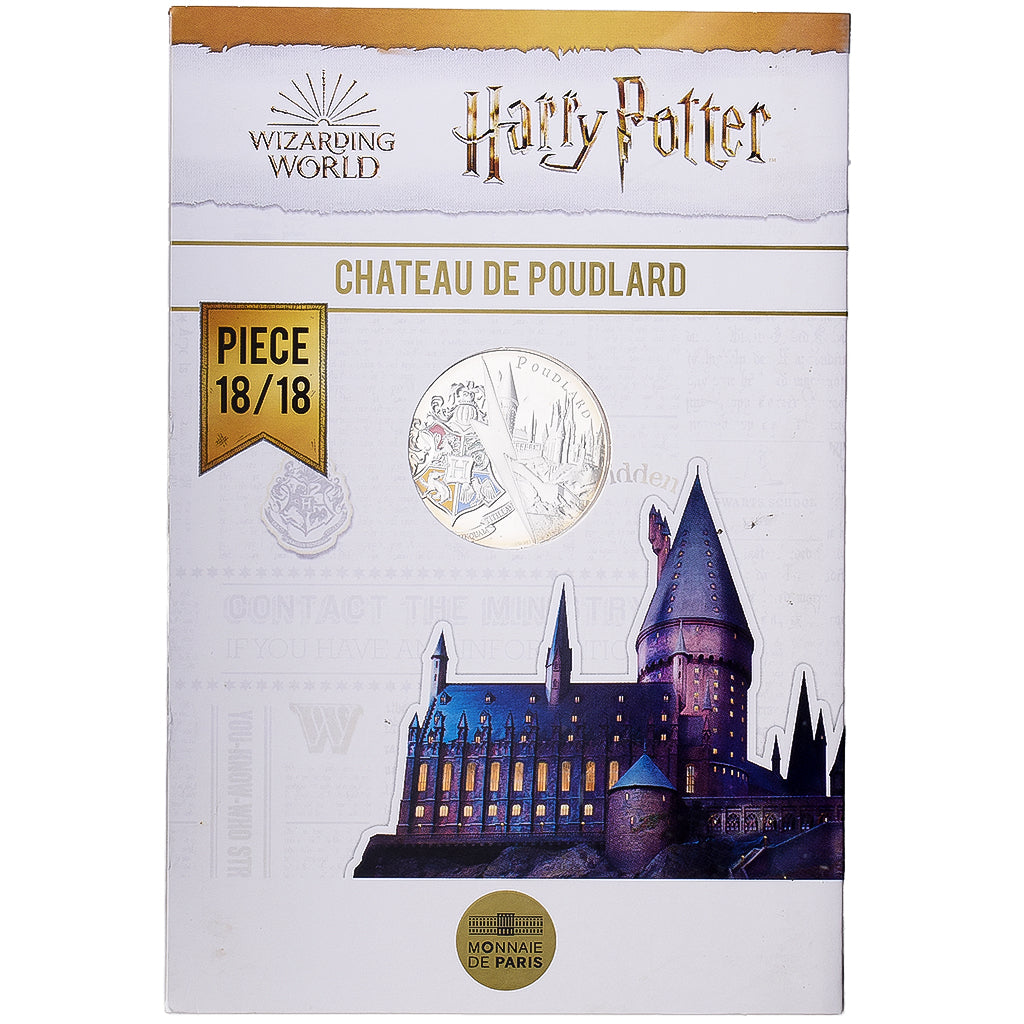 France, 10 Euro, Harry Potter - Château de Poudlard (18/18), 2021, MDP, Billon