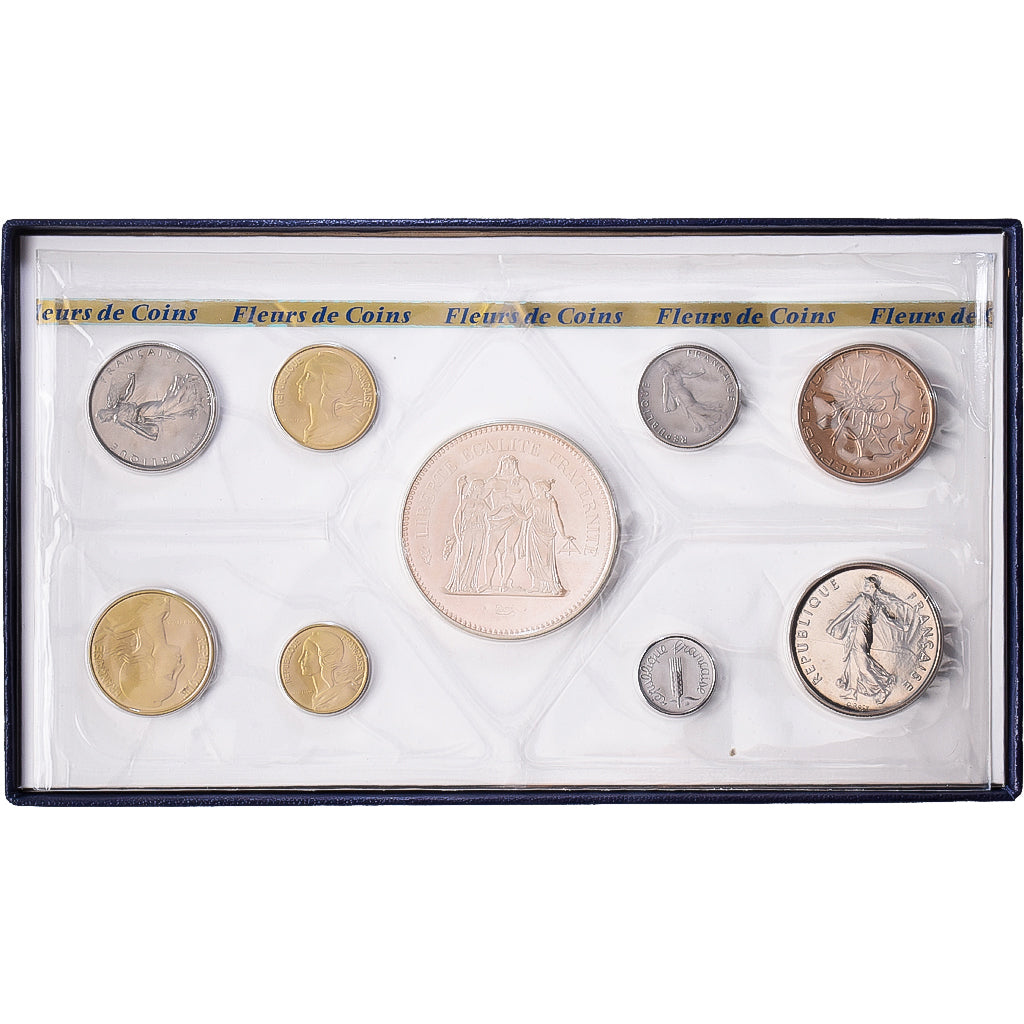 France, Coffret 1 c. à 50 frs., Hercule, 1975, MDP, FDC