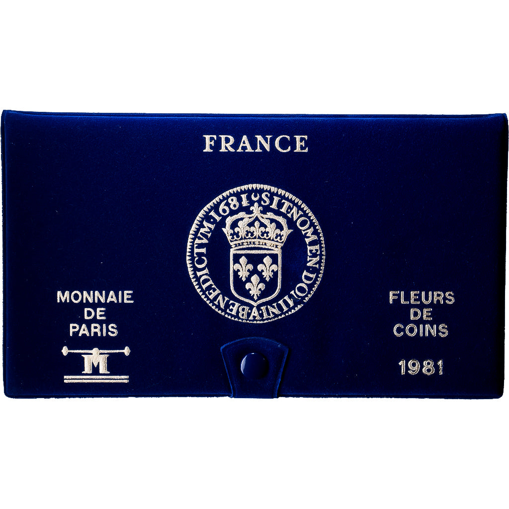France, Set1 c. to 10 frs., Semeuse, 1981, MDP, série FDC, MS(65-70)