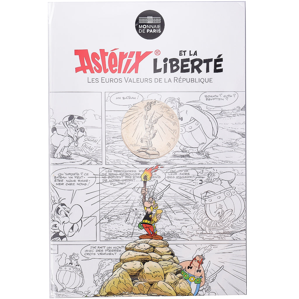 França, 10 Euro, Asterix Liberté (La grande traversée), 2015, MDP, Lingote