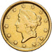 Vereinigte Staaten, 1 Dollar, 1854, Philadelphia, Gold, S+, KM:73