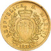 San Marino, Scudo, 1974, Rome, Gold, AU(55-58), KM:38